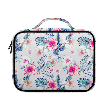 Hibiscus Orchids Hawaii Pattern Print Briefcase Bible Bag