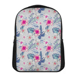 Hibiscus Orchids Hawaii Pattern Print Casual Backpack