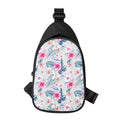 Hibiscus Orchids Hawaii Pattern Print Sling Bag