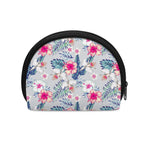 Hibiscus Orchids Hawaii Pattern Print Coin Purse