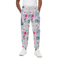 Hibiscus Orchids Hawaii Pattern Print Cotton Sweatpants