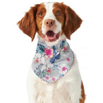Hibiscus Orchids Hawaii Pattern Print Dog Bandana