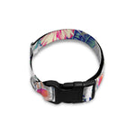 Hibiscus Orchids Hawaii Pattern Print Dog Collar