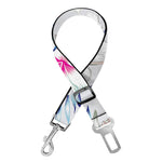 Hibiscus Orchids Hawaii Pattern Print Dog Seat Belt