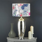 Hibiscus Orchids Hawaii Pattern Print Drum Lamp Shade