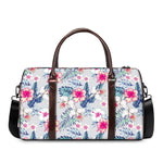 Hibiscus Orchids Hawaii Pattern Print Duffle Bag