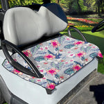 Hibiscus Orchids Hawaii Pattern Print Golf Cart Seat Cover