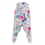 Hibiscus Orchids Hawaii Pattern Print Hammer Pants