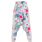 Hibiscus Orchids Hawaii Pattern Print Hammer Pants
