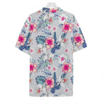 Hibiscus Orchids Hawaii Pattern Print Hawaiian Shirt