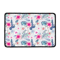 Hibiscus Orchids Hawaii Pattern Print Kitchen Mat