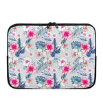 Hibiscus Orchids Hawaii Pattern Print Laptop Sleeve