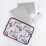 Hibiscus Orchids Hawaii Pattern Print Laptop Sleeve