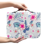 Hibiscus Orchids Hawaii Pattern Print Leather Bible Cover