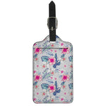 Hibiscus Orchids Hawaii Pattern Print Luggage Tag