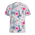 Hibiscus Orchids Hawaii Pattern Print Men's Athletic T-Shirt