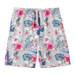 Hibiscus Orchids Hawaii Pattern Print Men's Swim Trunks