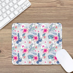 Hibiscus Orchids Hawaii Pattern Print Mouse Pad
