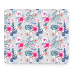Hibiscus Orchids Hawaii Pattern Print Mouse Pad