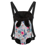 Hibiscus Orchids Hawaii Pattern Print Pet Carrier Backpack
