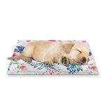 Hibiscus Orchids Hawaii Pattern Print Pet Cooling Mat Cover