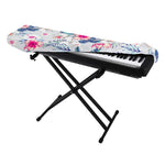 Hibiscus Orchids Hawaii Pattern Print Piano Keyboard Cover