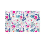 Hibiscus Orchids Hawaii Pattern Print Polyester Flag