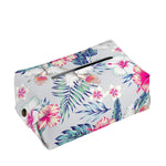 Hibiscus Orchids Hawaii Pattern Print Rectangle Tissue Box Cover