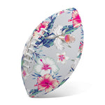 Hibiscus Orchids Hawaii Pattern Print Rugby Ball