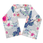 Hibiscus Orchids Hawaii Pattern Print Scarf