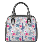 Hibiscus Orchids Hawaii Pattern Print Shoulder Handbag