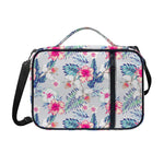 Hibiscus Orchids Hawaii Pattern Print Shoulder Strap Bible Bag