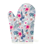 Hibiscus Orchids Hawaii Pattern Print Single Oven Mitt