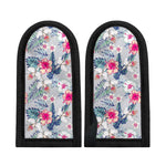 Hibiscus Orchids Hawaii Pattern Print Skillet Handle Cover