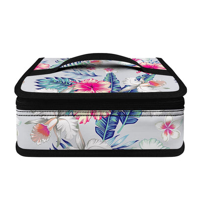 Hibiscus Orchids Hawaii Pattern Print Small Lunch Bag