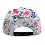 Hibiscus Orchids Hawaii Pattern Print Snapback Cap