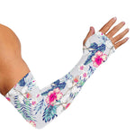 Hibiscus Orchids Hawaii Pattern Print Sun Protection Arm Sleeves