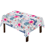 Hibiscus Orchids Hawaii Pattern Print Tablecloth