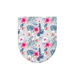 Hibiscus Orchids Hawaii Pattern Print Toilet Lid Cover