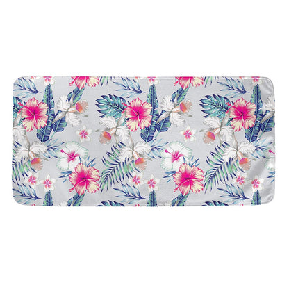 Hibiscus Orchids Hawaii Pattern Print Towel