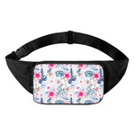 Hibiscus Orchids Hawaii Pattern Print Waist Bag