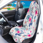 Hibiscus Orchids Hawaii Pattern Print Waterproof Car Seat Cover