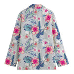 Hibiscus Orchids Hawaii Pattern Print Women's Blazer