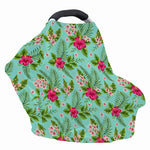 Hibiscus Plumeria Flowers Pattern Print Baby Seat Cover