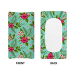 Hibiscus Plumeria Flowers Pattern Print Changing Pad Cover