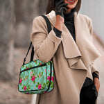 Hibiscus Plumeria Flowers Pattern Print Double Strap Bible Bag