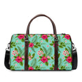 Hibiscus Plumeria Flowers Pattern Print Duffel Bag