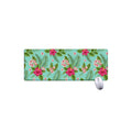 Hibiscus Plumeria Flowers Pattern Print Extended Mouse Pad