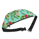 Hibiscus Plumeria Flowers Pattern Print Fanny Pack