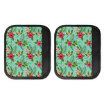 Hibiscus Plumeria Flowers Pattern Print Handle Covers